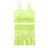 Venda Direta da Fábrica Popular Transfronteiriça Esportes Yoga Camuflagem Costas Bonitas Alça de Cor Contrastante Controle da Barriga Levanta Bumbum Modelagem Corporal Conjunto de Roupa Íntima