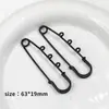 Broche de Seguridad con Hebilla de Hierro en Bucle y Laca de Colores Dulces Pin de Seguridad DIY Ropa Bolsa Colgante Accesorio Decoración