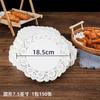 Papel Floral Comercial Papel Absorbente de Aceite para Snacks, Pollo Frito, Papas Fritas, Almohadillas Absorbentes de Aceite, Platos de Restaurante, Papel Ovalado con Encaje, 140 Hojas