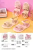 Sandalias y pantuflas de verano para niños, nuevo modelo lindo, dulce, de princesa, suela suave, para niños pequeños, niñas, sandalias infantiles al por mayor