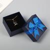 Caja de Regalo con Lazo Bolso Papel con Patrón de Cuero Caja de Embalaje para Joyería Caja de Regalo de Cumpleaños Cubierta Cielo y Tierra Caja para Joyería para Anillo