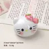 Acessórios de Resina Desenho Animado DIY Enfeites Frutas Gato Cabeça Grande Cola de Creme Presilhas de Cabelo Fivelas de Sapato Chaveiros Pingentes Acessórios