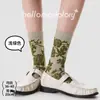 Calcetines de punto hechos a mano para mujer, otoño e invierno, artísticos, retro, con relieve, calcetines de media pantorrilla originales con diseño floral tridimensional, estilo japonés, industria de calcetines Zhujie
