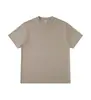 Nueva camiseta de hombre estilo americano, 235g, corte holgado, hombros caídos, algodón puro, color liso, manga corta para hombre, marca de moda, logo estampado personalizado