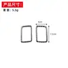 Adecuado para 06-12 Toyota Corolla Adhesivo Decorativo de Fibra de Carbono para Salida de Aire del Tablero Modificado del Interior del Coche