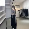 Pantalones de Pierna Recta Pierna Ancha para Mujer Otoño Invierno Nuevos Streetwear Casual Americano Pantalones de Chándal Moda Tendencia Cintura Alta Adelgazantes Pantalones de Pierna Recta