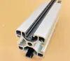 Perfil de Aluminio Junta Plana Tira de Goma Blanda Ranura de PVC 6/8/10mm Tira de Sellado Decorativa 20/30/40 Tira a Prueba de Polvo