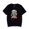 Comércio exterior cross-border hot search JOJO's maravilhosa série de aventura Japonês anime estampa moda masculina e feminina camiseta de manga curta