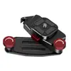 Correa de Hombro para Cámara SLR Colgante Rápido Placa de Ajuste Rápido Mochila Cruzada al Hombro Correa de Hombro Hebilla para Colgar en la Cintura Accesorios para Cámara Micro Única Hebilla Rápida para Disparos