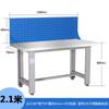 Mesa de trabajo de sobremesa de acero inoxidable banco de trabajo de alta resistencia taller banco de operación antiestática embalaje inspección mesa de mantenimiento con cajón