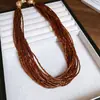 Collar de Conchas Acrílicas de Colores Transfronterizo Europeo y Americano Diseño de Nicho Cadena para Clavícula Joyería de Moda Exagerada para Mujeres