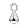 Plata de Ley 925 Redonda de un Solo Círculo Hecha a Mano DIY Joyería Pulsera Collar Conexión Final Accesorios Fábrica Stock Listo Entrega 48H