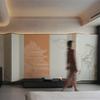 Papel tapiz de estilo chino con relieve tridimensional 3D, tela de pared para sala de estar de estilo chino, fondo de bolsa dura, tela de pared, papel tapiz para decoración de hotel