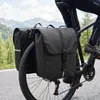 Bolsa lateral para bicicleta de grande capacidade transfronteiriça, bolsa impermeável para banco traseiro, equipamento de ciclismo para mountain bike, bolsa de cauda para bagageiro traseiro, personalizável