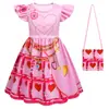 Novo Vestido de Fantasia de Princesa Amazona para Menina Vestido de Fantasia da Liga Rebelde da Princesa Vestido de Princesa Infantil