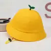 Chapéu Redondo Pequeno Pode Imprimir Logo Crianças Ao Ar Livre Estudante Chapéu Amarelo Pequeno Passeio de Primavera Chapéu Balde Amarelo Chapéu de Sol de Verão