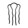 Pente de cabelo de sete dentes para noiva, grampo de cabelo para coque, grampo de cabelo para coque bola, grampo de cabelo em forma de U, pente de inserção, acessórios de cabelo para coque na parte de trás da cabeça, atacado