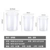 Cubo de basura transparente de plástico engrosado, grande, para el hogar, venta al por mayor, con tapa, estilo escandinavo, para oficina, cocina