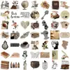 50 Pegatinas de Graffiti Estilo Oscuro Nuevas Transfronterizas para Decorar Guitarra Cuaderno Equipaje DIY Impermeables Lote