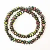 Directo de fábrica 4-8 piedra negra con cuentas moldeadas chapadas en mineral negro cuentas sueltas accesorios para pulsera collar DIY venta al por mayor de cuentas