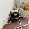 Mini Bolsa Decorativa para Meninas, Bolsa Transversal Estilosa e Fashion, Nova Versão Coreana 2026, Bolsa de Fone de Ouvido de Laço de Nicho para Pais e Filhos