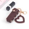 Bolsita para Mini Labiales Transfronteriza 2025 Llavero Creativo con Espejo Colgante Pequeño Colgante de Remache Portátil Accesorios para Salir