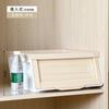 Caja de Almacenamiento de Juguetes para Niños Mismo Estilo TikTok Gran Capacidad Transparente para el Hogar Cesta de Almacenamiento de Snacks con Tapa Apertura Frontal Tamaño Grande