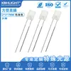 2*5 * 7MM cuadrado color color de pelo monocromático en línea LED indicador luz cuenta de lámpara pata larga pata corta luz de encendido diodo emisor de luz