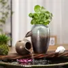 Maceta de Arcilla con Flujo de Agua Circulante Estanque de Peces Antiguo Adornos de Paisajismo para Patio Pecera Balcón Estanque de Peces al Aire Libre Accesorios de Paisajismo DIY