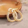 Chenrui deseo cruzado comercio electrónico suministro exagerado galvanoplastia aretes gruesos de plata Europa y Estados Unidos creativo simple flor joyería de oreja para mujer