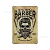 Letrero de Metal Retro de Venta Caliente Transfronterizo Decoración de Pared de Barbería Decoración Suave de Barbería Póster de Metal