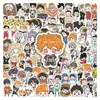 73 Adesivos Cartoon com Tema de Vôlei para Crianças, Papelaria para Planner DIY, Decoração de Caderno, Adesivos à Prova d'Água