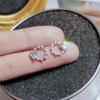Pendientes Irregulares 2020 Nueva Moda de Gama Alta Pendientes de Celebridad de Internet Pendientes Elegantes Pequeños y Frescos de Plata de Ley para Mujer