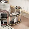 Mesa auxiliar simple y portátil para la sala de estar, adecuada para usar como mesa de café o mesita de noche en apartamentos pequeños