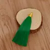 Anel de puxar 8cm fio dourado chapéu canelado borla borla marcador de página pingente sachê diy sachê borla leque borla