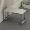 Cantina Engrossada Mesa e Cadeiras de Jantar Comerciais de Aço Inoxidável Celebridade da Internet Lanchonete Mesa de Bar Restaurante Café Resistente e Econômica