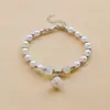 Pulsera de Perlas Estilo Retro Francés Simple Moda Forma Especial Elástica Hebilla de Camarón Pulsera Lujo Ligero Celebridad de Internet Versátil Venta al por Mayor