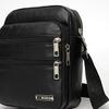 2026 Bolso para Hombre Piel PU Estilo Coreano Nuevo Bolso de Hombro Negocios Gran Capacidad Bolso Cruzado Mochila de Vendedor Ambulante para Hombre Transfronterizo