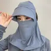 Sombrero de Protección Solar de Nuevo Estilo para Mujer, Sombrero de Sol de Verano con Protección para el Cuello, Protección Facial contra el Sol, Sombrero de Sol para Ciclismo, Máscara Anti-UV Todo en Uno