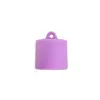 Funda protectora redonda de silicona para brillo de labios, accesorio de llavero portátil anticaídas, tapa antipolvo para almacenamiento de labiales, disponible para venta al por mayor