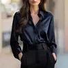Camisas de Mujer 2026 Nuevo Estilo Versátil Estilo Europeo y Americano Elegantes Camisas Formales para Mujer para el Trabajo Otoño Tops Sencillos