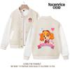 Ropa de dibujos animados uniforme de béisbol para niñas traje de pants chaqueta para niños conjunto deportivo de dos piezas bebé Primavera y Otoño Nuevo