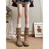 Nuevas botas de verano finas 2025, combinadas con faldas, botas largas de suela gruesa para mujer, botas de caña alta marrones y botas Melard