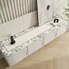 Toalha de Mesa Estilo Americano Toque de Luxo Leve High-End à Prova de Óleo Impermeável Tapete para Mesa Lateral de Gabinete de TV Tapete de Couro para Mesa de Café Tapete para Gabinete de Sapatos