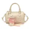 Yuezizhi Retro 2026 Primavera Nuevo Bolso Boston, Bolso Cruzado de Alta Gama, Versátil, Elegante, Bolso de Mano de Lujo Ligero para Mujer