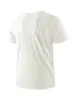 Camiseta Regata Masculina de Malha com Manga Curta Anti-Amassado Gola Redonda Sem Costura Borrachada Solta Casual Simples Respirável Masculina Cross-Border
