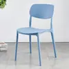 Respaldo de silla de plástico engrosado, silla de comedor moderna minimalista, mesa y silla de comedor nórdicas para el hogar, cómoda para sentarse a largo plazo