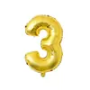 Globo de aluminio con forma de letra A-Z en inglés de 16 pulgadas, decoración para fiesta de cumpleaños, suministros para fiestas, venta al por mayor