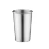 Copos premium de aço inoxidável 304, adequados para catering comercial, churrascos e bebidas; copos grossos para exterior; Copos comerciais de camada única estilo coreano