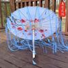Novo Estilo Chinês Guarda-chuva de Seda Antigo Borla Fita Dinastia Han Sessão de Fotos Acessórios de Guarda-chuva de Papel de Óleo Feminino Clássico Qipao Guarda-chuva para Fotografia